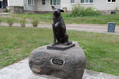 Памятник бездомной собаке Юрику