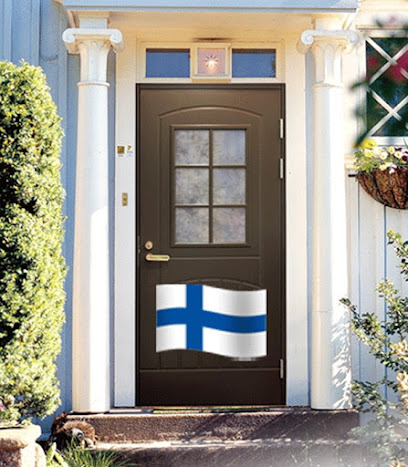 Финские двери. Деревянные входные двери из массива