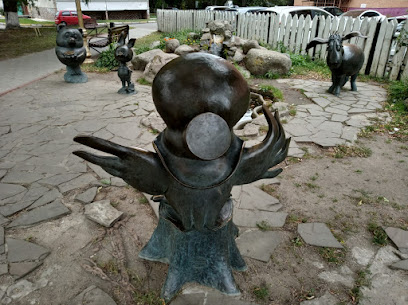 Городская скульптура "Винни-Пух и все-все-все"