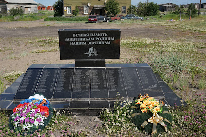 Памятник жителям Териберки, погибшим защищая Родину