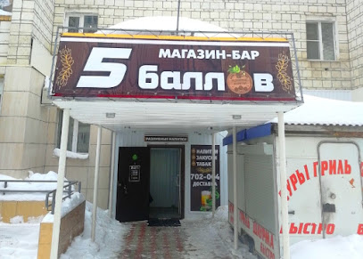 5 баллов, магазин-бар на Дзержинского
