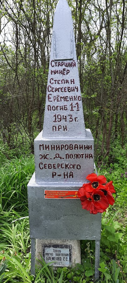 Памятник партизану