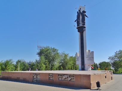 Монумент "Первостроителям города Жезказган"