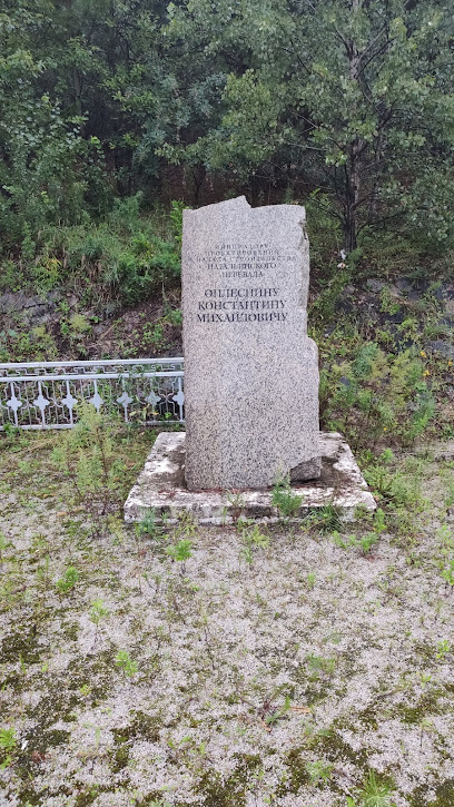 Памятник Оплеснину Константину Михайловичу