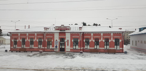 Железнодорожный вокзал города Заводоуковска