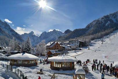 Recreational tourist center Kranjska Gora ski lifts